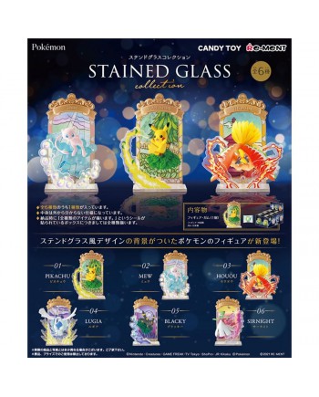 RE-MENT 食玩盒蛋套裝 - Pokemon STAINED GLASS Collection