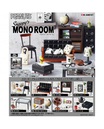 RE-MENT 食玩盒蛋套裝 - Snoopy's Mono Room