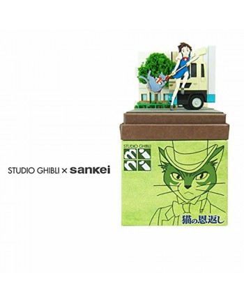 Studio Ghibli x Sankei Miniatuart Mini Paper-Kit MP07-61 Catch Lune (The Cat Returns) 吉卜力工作室 宮崎駿 貓的報恩