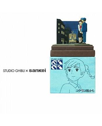 Studio Ghibli x Sankei Miniatuart Mini Paper-Kit MP07-80 At the Tram Stop (From Up On Poppy Hill) 吉卜力工作室 宮崎駿 紅花坂上的海