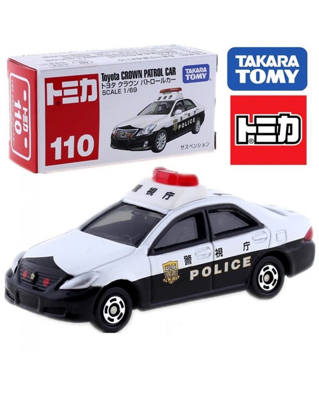 Tomica No.110 Toyota Crown Patrol Police Car Scale 1/69