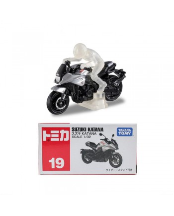 Tomica No.19 Suzuki Katana With Rider Scale Model 1/32