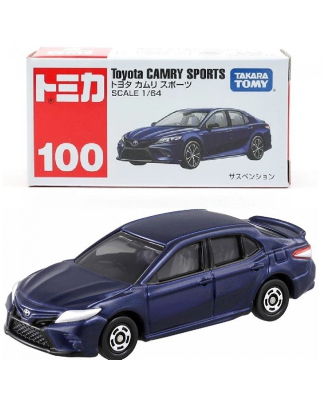 Tomica No.100 Toyota Camry Blue Scale 1/64