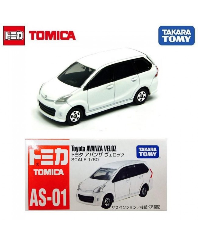 Tomica No.AS-01 Toyota Avanza Veloz Scale 1/60