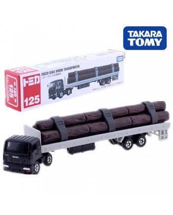Tomica No.125 Long Isuzu Giga Wood Transporter