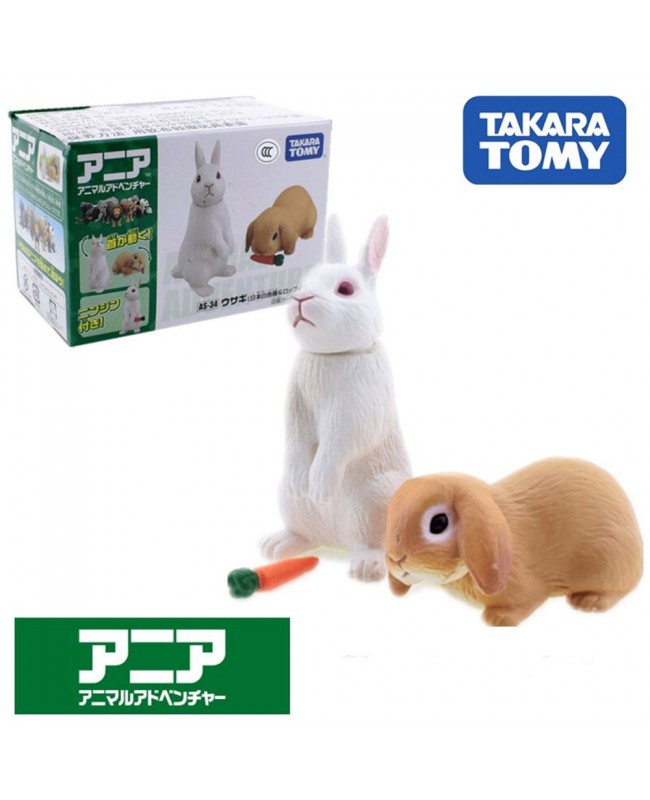 Takara Tomy Ania 動物模型 AS-34 兔子