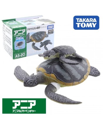 Takara Tomy Ania 動物模型 AS-20 海龜 (漂浮版)