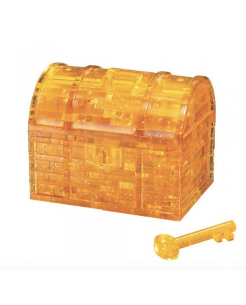 Beverly Crystal 3D Puzzle 水晶立體拼圖 Treasure chest gold 51片