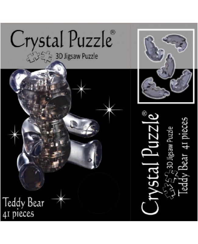 Beverly Crystal 3D Puzzle 水晶立體拼圖 Black Teddy Bear 41片