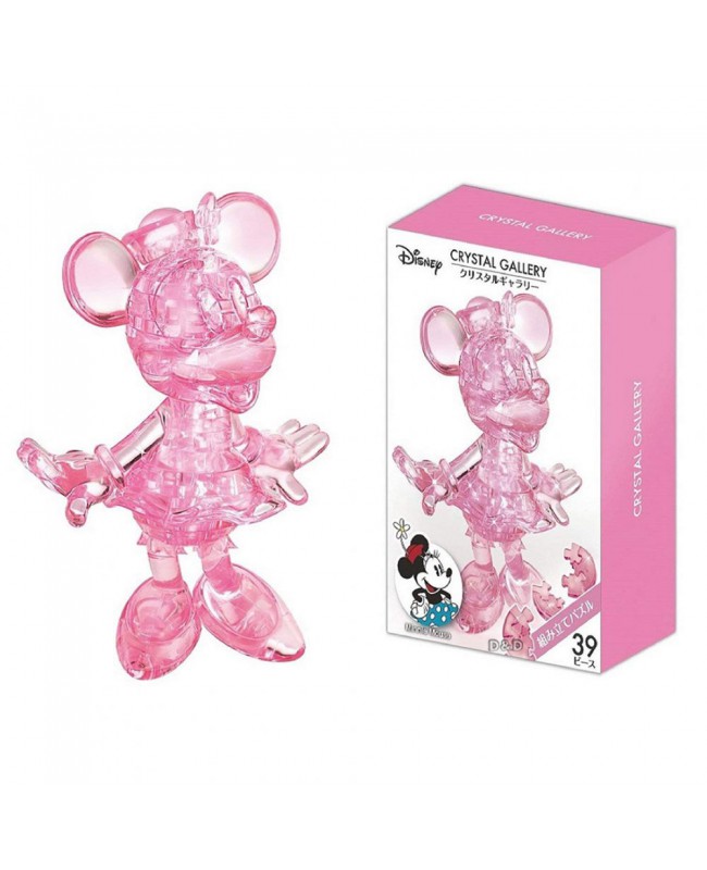 Hanayama Crystal Gallery 3D Puzzle 水晶立體拼圖 Minnie Mouse 39片