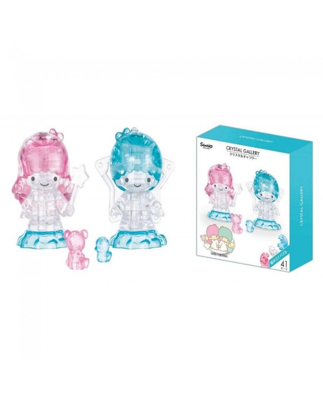 Hanayama Beverly Crystal 3D Puzzle 水晶立體拼圖 Sanrio Little Twin Stars 41片