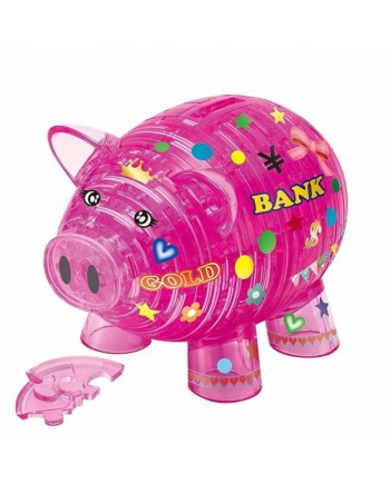 Beverly Crystal 3D Puzzle 水晶立體拼圖 Piggy Bank Pink 93片