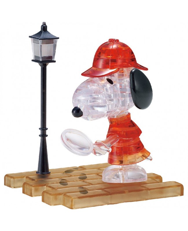 Beverly Crystal 3D Puzzle 水晶立體拼圖 Snoopy Detective 34片