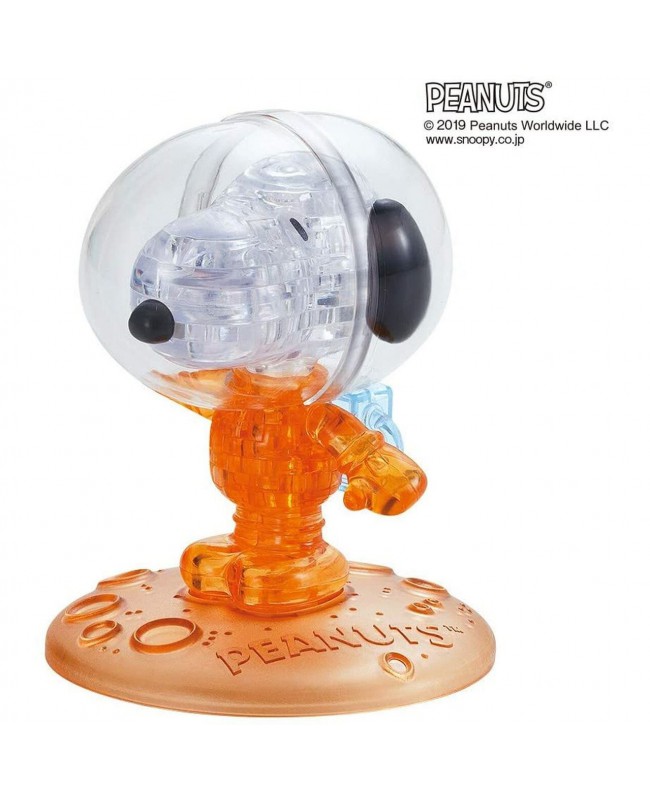 Beverly Crystal 3D Puzzle 水晶立體拼圖 Snoopy Orange Astronaut 35片