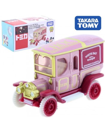 Tomica Disney Motors 系列合金車 High Hat Classic Minnie Mouse White Day Edition 2019