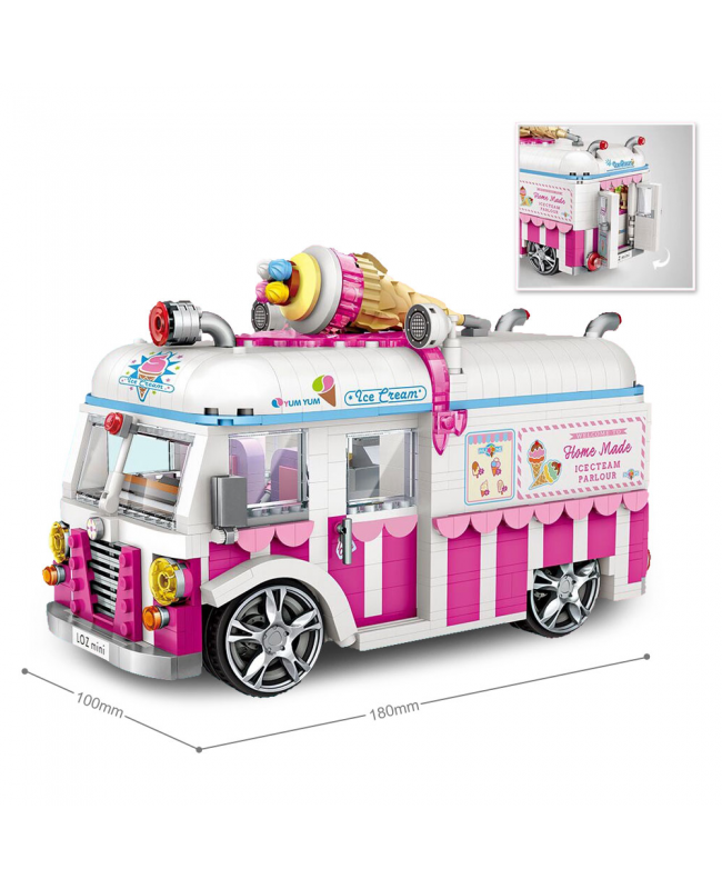 Loz Mini Block 微型小顆粒積木 - 冰淇淋車 (香港行貨)