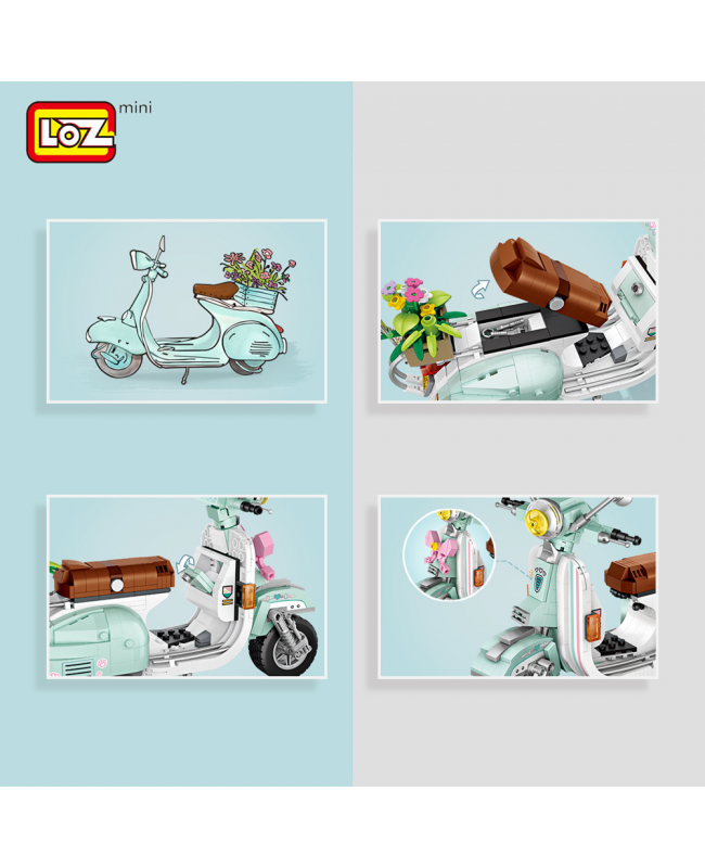 Loz Mini Block 微型小顆粒積木 - 摩托車 (香港行貨)