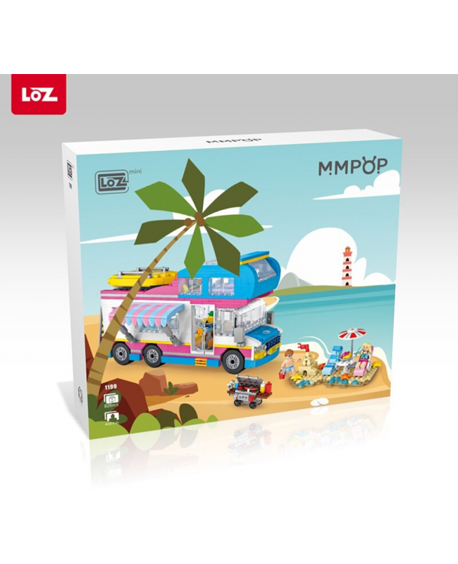 Loz Mini Block 微型小顆粒積木 - 海灘露營車 (香港行貨)