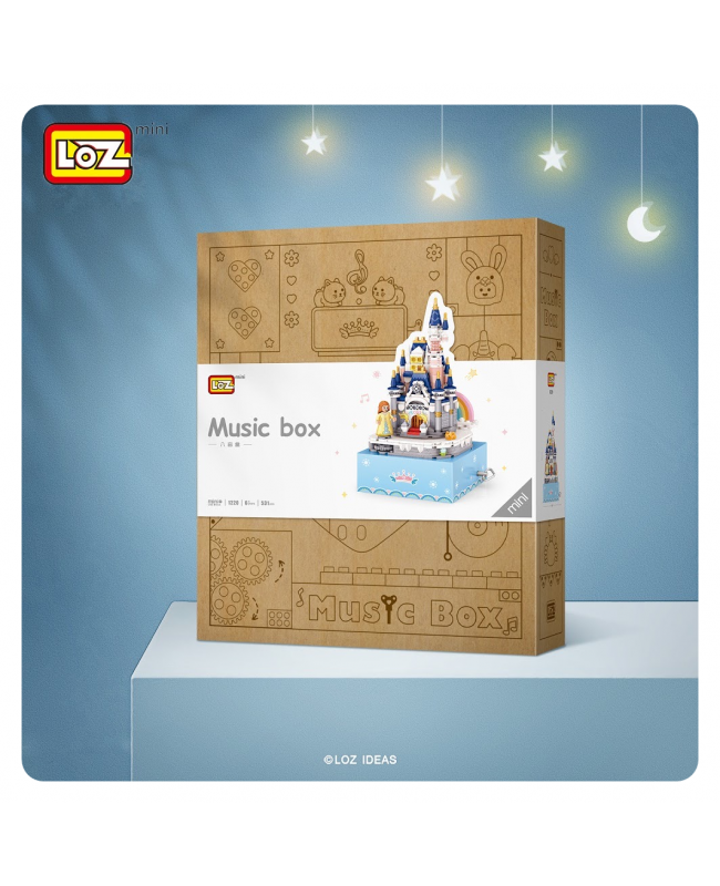Loz Mini Block 微型小顆粒積木 - 公主與城堡音樂盒 (香港行貨)
