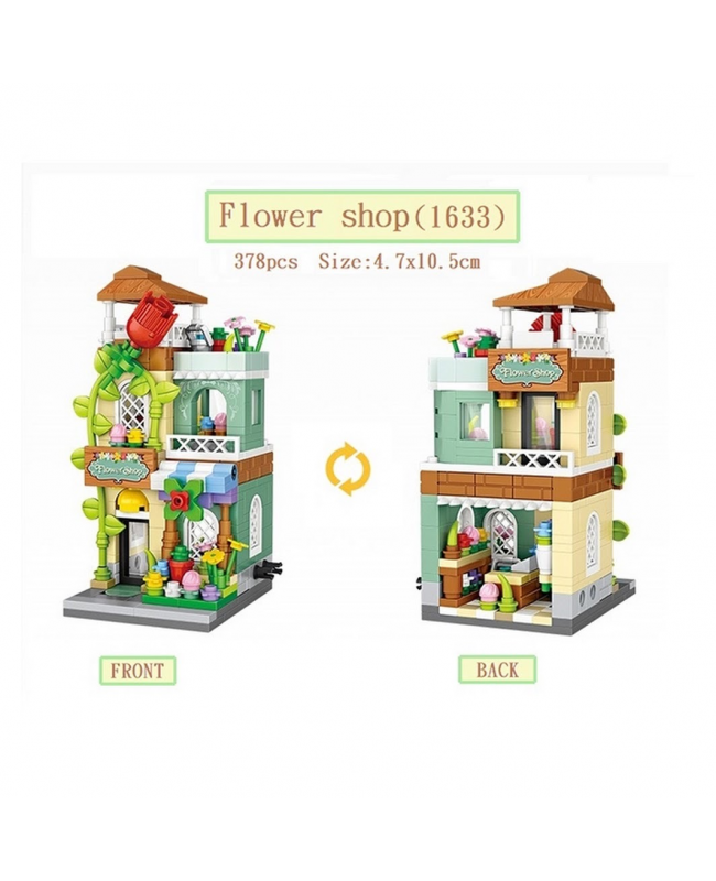 Loz Mini Block 微型小顆粒積木 - 迷你商店街系列 - 鮮花店 (香港行貨)