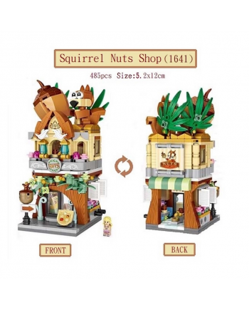Loz Mini Block 微型小顆粒積木 - 迷你商店街系列 - 松鼠堅果店 (香港行貨)