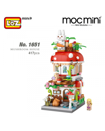 Loz Mini Block 微型小顆粒積木 - 迷你商店街系列 - 蘑菇屋 (香港行貨)