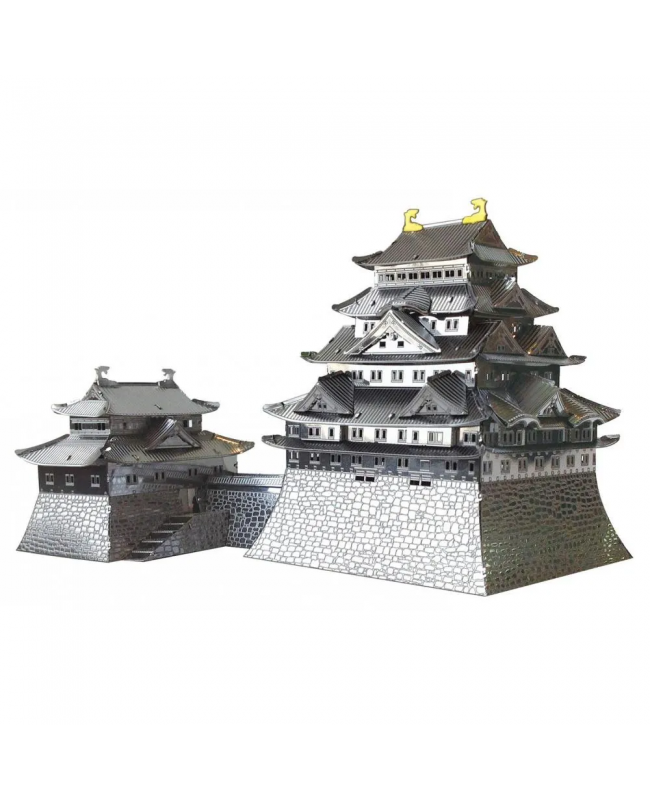 Tenyo Metallic Nano Puzzle 金屬模型納米3D立體雕塑拼圖 Premium Series - T-MP-009 Nagoya Castle 名古屋城