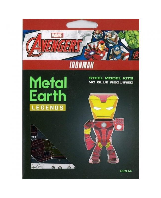 Tenyo Metallic Nano Puzzle 金屬模型納米3D立體雕塑拼圖 Multi Colour - R-ME-05M Marvel Avengers Iron Man 鋼鐵人