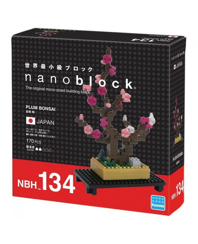 Kawada Nanoblock NBH-134 Plum Bonsai