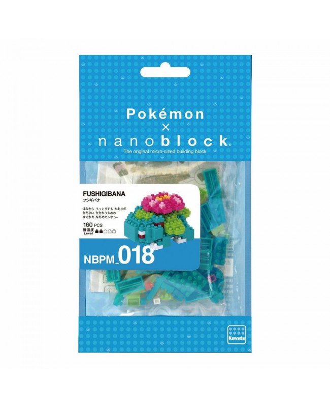 Kawada Nanoblock NBPM-018 nanoblock Pokemon Venusaur (Fushigibana)