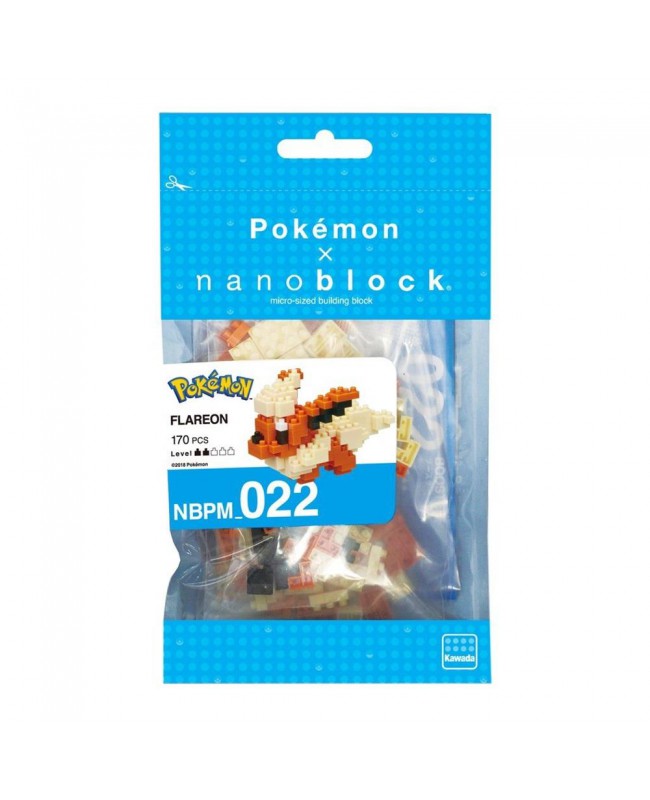 Kawada Nanoblock NBPM-022 Pokemon Flareon (Booster)