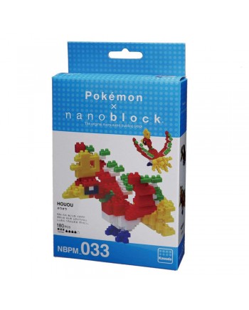 Kawada Nanoblock NBPM-033 Pokemon Ho-Oh (Houou)