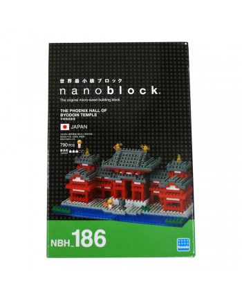 Kawada Nanoblock NBH-186 Byodo-In Temple