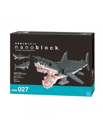 Kawada Nanoblock NBM-027 Animal DX Great White Shark