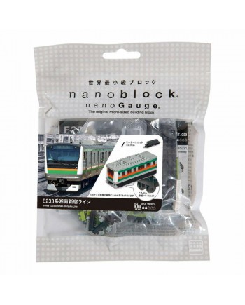 Kawada Nanoblock nGT_023 E233 Shonan Shinjuku Line Passenger Carridge