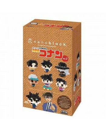 Kawada Nanoblock NBMC_18 Mini Detective Conan vol. 2 1 Box (6 Pcs)