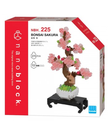 Kawada Nanoblock NBH-225 Sakura Bonsai