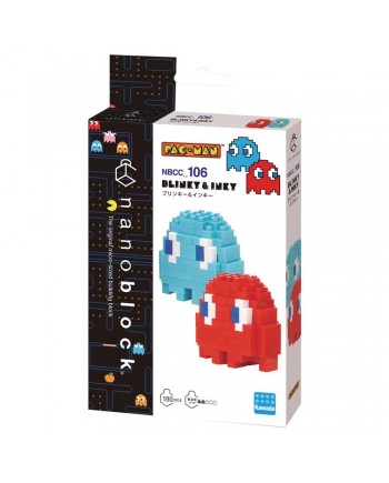 Kawada Nanoblock NBCC-106 Pac-Man Blinky & Inky