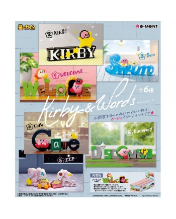 RE-MENT 食玩盒蛋套裝 - KIRBY Kirby & Words 星之卡比文字擺設系列