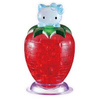 Beverly Crystal 3D Puzzle 水晶立體拼圖 Sanrio Hello Kitty Strawberry 45片