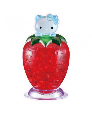 Beverly Crystal 3D Puzzle 水晶立體拼圖 Sanrio Hello Kitty Strawberry 45片