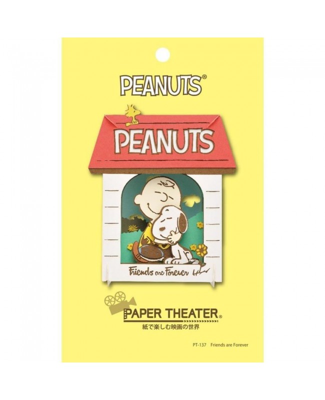 Ensky Paper Theater 紙劇場 PT-137 Peanuts Friends & Forever 史努比