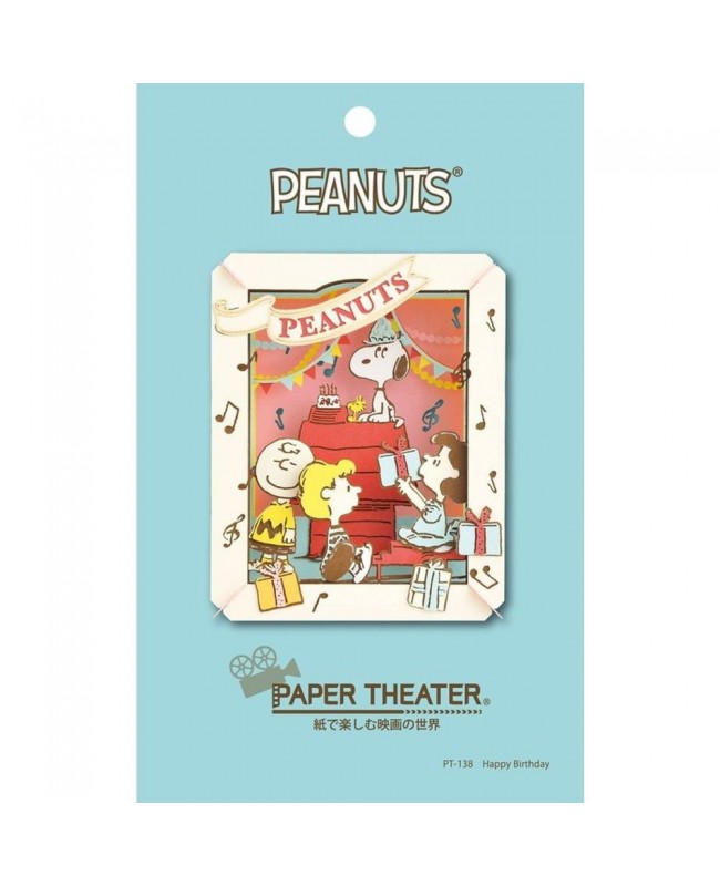 Ensky Paper Theater 紙劇場 PT-138 Peanuts Happy Birthday 史努比生日快樂