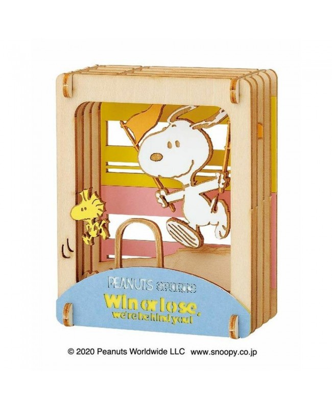 Ensky Paper Theater 紙劇場 Wood Style PT-W14 PEANUTS SPORTS (Snoopy) 花生漫畫