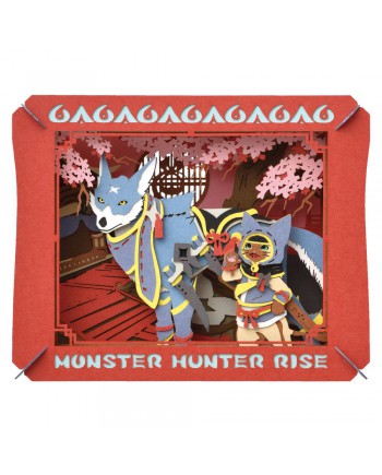 Ensky Paper Theater 紙劇場 PT-238 Monster Hunter Rise Palamute & Palamute 魔物獵人 崛起 艾露貓 & 奧莫加魯克
