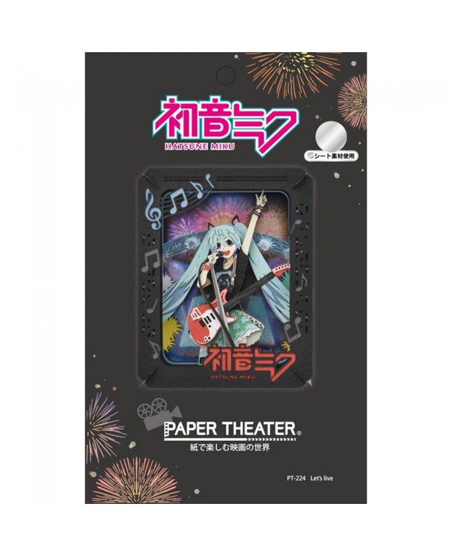 Ensky Paper Theater 紙劇場 PT-224 Let's live (Hatsune Miku) 初音未來