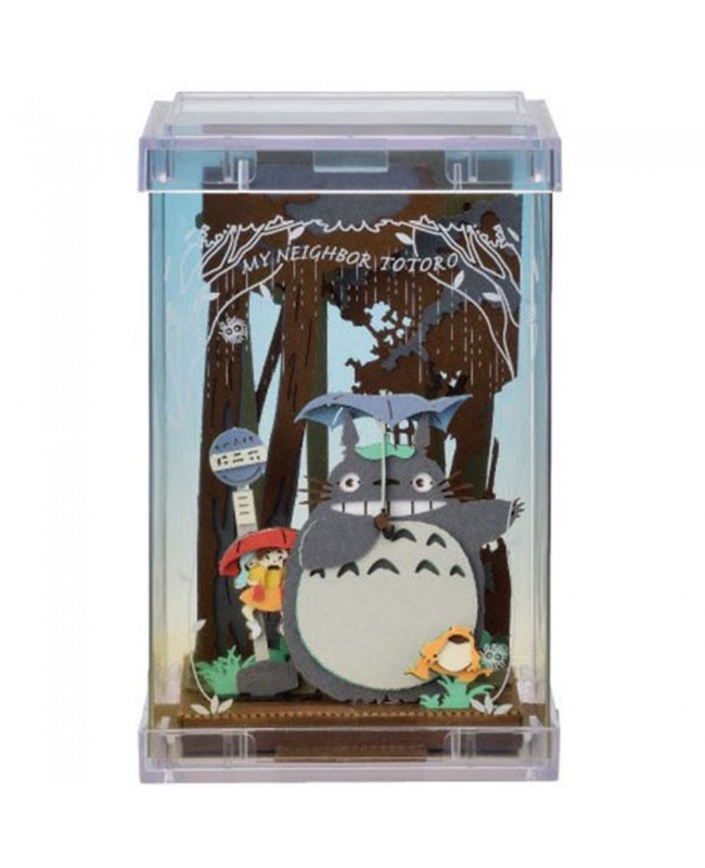 Ensky Paper Theater 紙劇場 Cube PTC-T05 Studio Ghibli My Neighbor Totoro Rain Sound Dance 龍貓 雨音