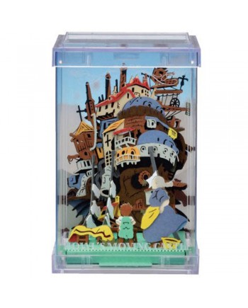 Ensky Paper Theater 紙劇場 Cube PTC-T07 Howl's Moving Castle Weather for Laundry 哈爾移動城堡 洗濯日和
