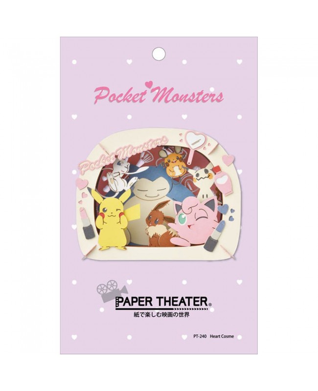 Ensky Paper Theater 紙劇場 PT-240 Pokemon Heart Cosmetics 寵物小精靈