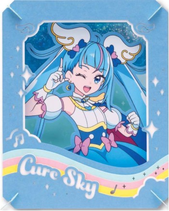 Ensky Paper Theater 紙劇場 PT-346 開闊天空！光之美少女 Soaring Sky! Pretty Cure - Cure Sky